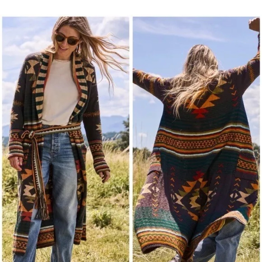 Faherty Paloma Yellowtail Long Sweater
